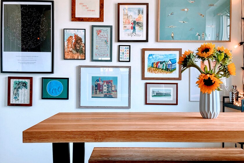 Idée de mur de tableaux
